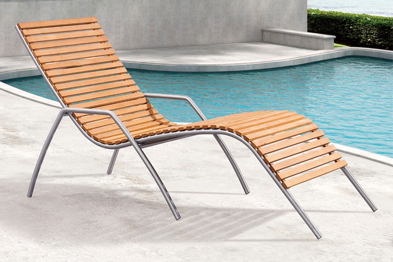 Outdoor beach  chaise lounge